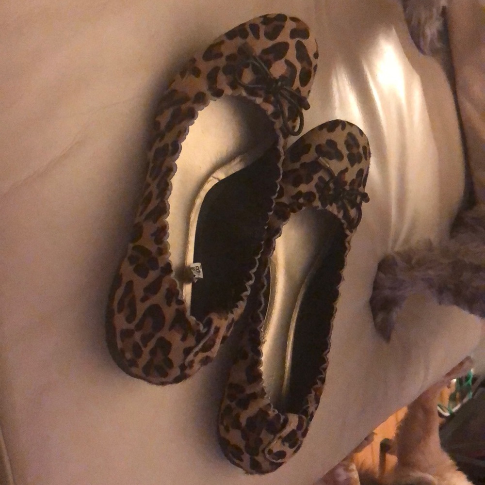Medina leopard print flats size 8